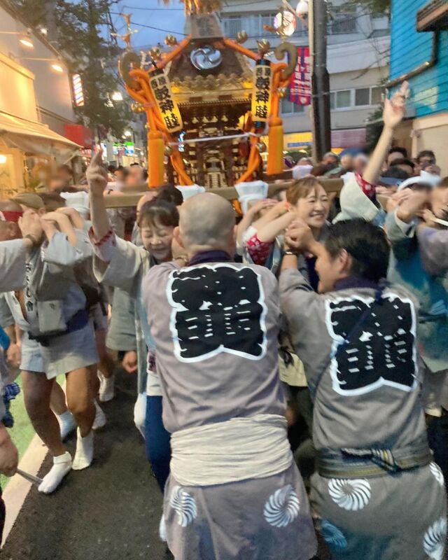 9/23のお祭り⛩️  やっぱりお神輿は、楽しいですね✨